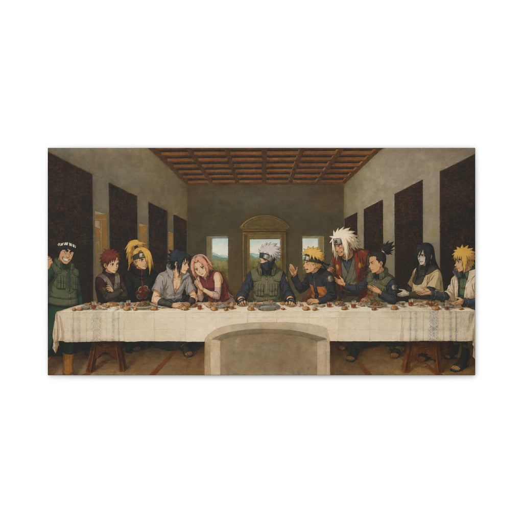 Naruto Characters 'The Last Supper' Canvas Print - Stretched 0.75"