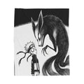 Naruto and Kurama Gothic Throw Blanket