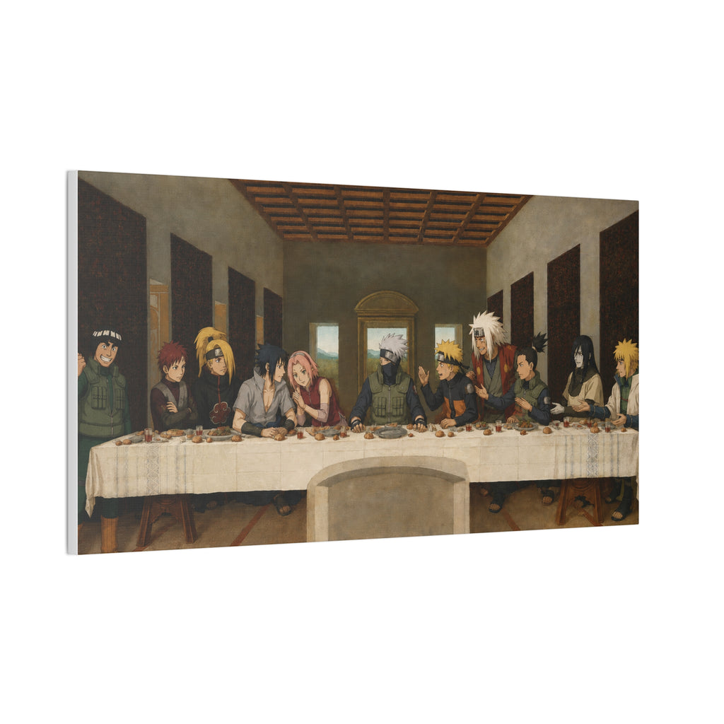 Naruto Characters 'The Last Supper' Canvas Print - Stretched 0.75"