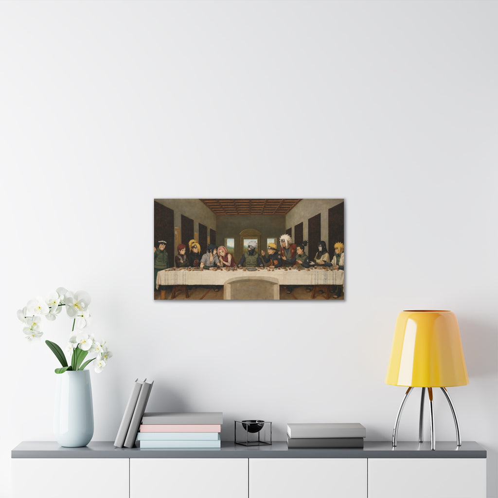 Naruto Characters 'The Last Supper' Canvas Print - Stretched 0.75"